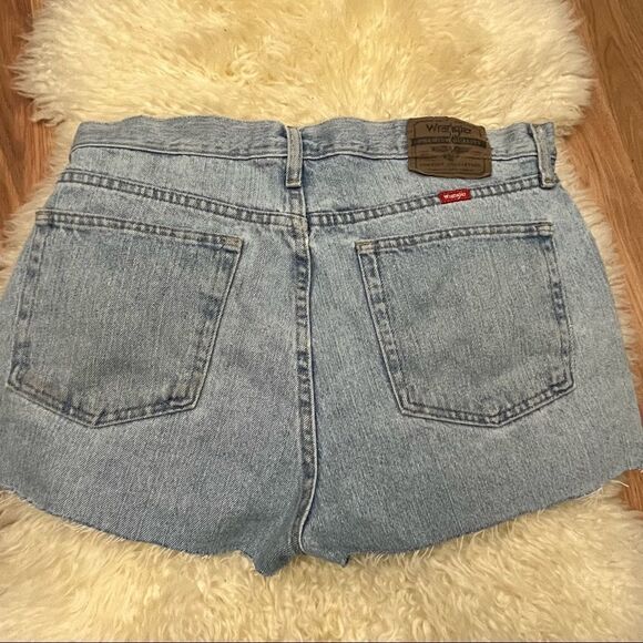 Vintage Men’s Relaxed Fit Cut Off Wranglers Jeans DIY 32 - Picture 2 of 4